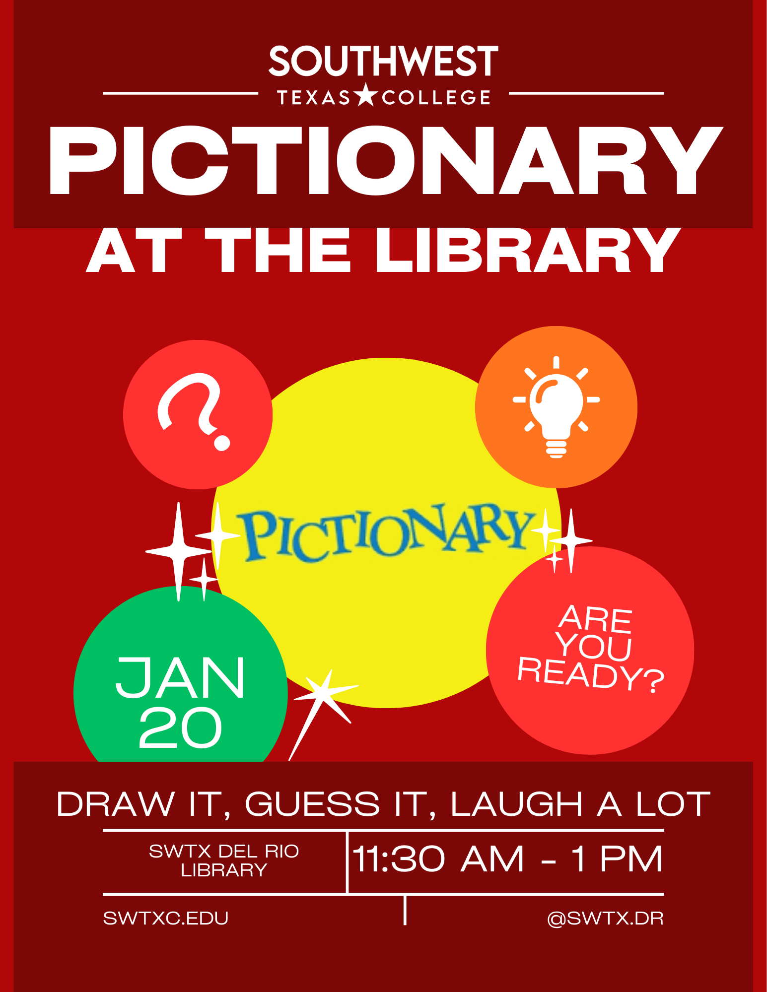 Del Rio Library presents Pictionary | Library