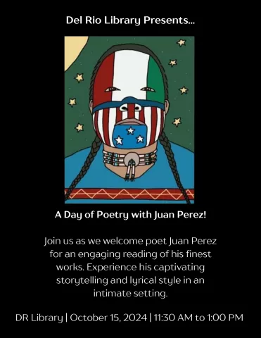 DR Library day of poetry with Juan Perez 