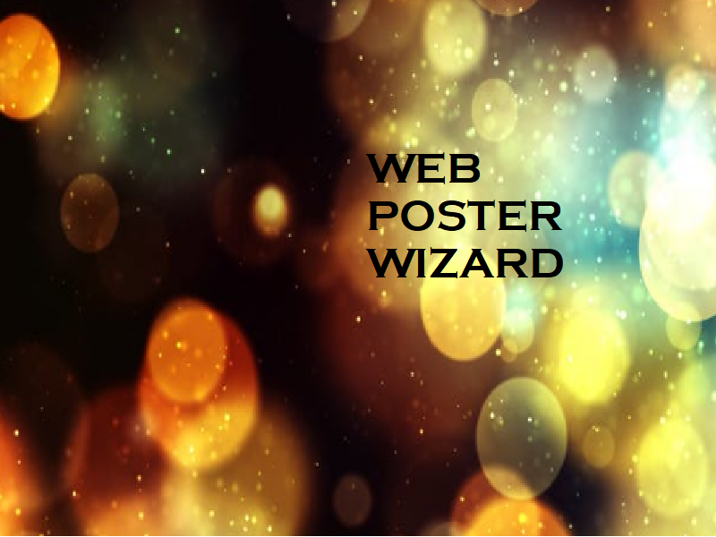 web poster wizard